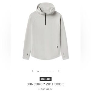 Brand NeW With Tags, Unworn ASRV DSG Light Gray Performance Hoodie